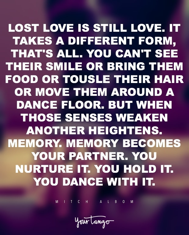 Mitch Albom romantic love quote