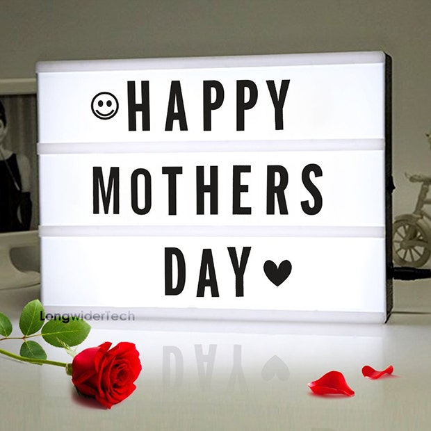 Lightbox Sign mothers day gift for girlfriend