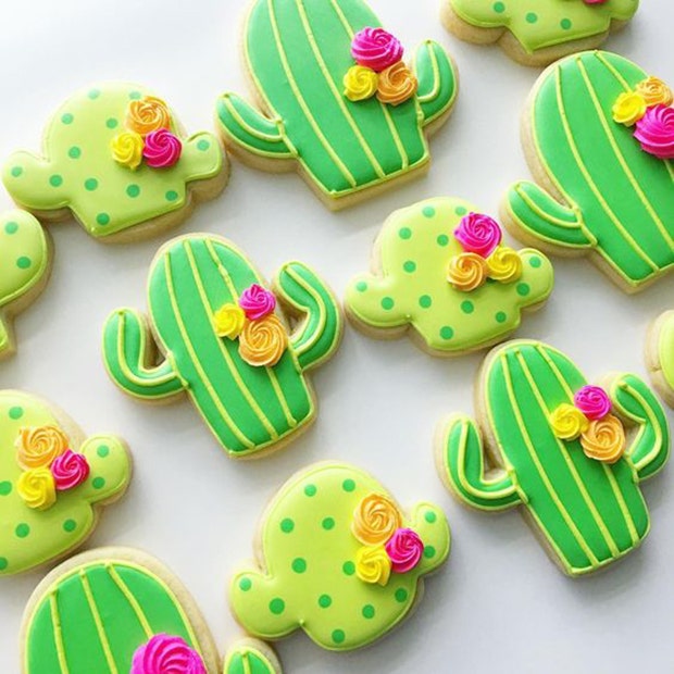 cactus cookies diy cinco de mayo decorations