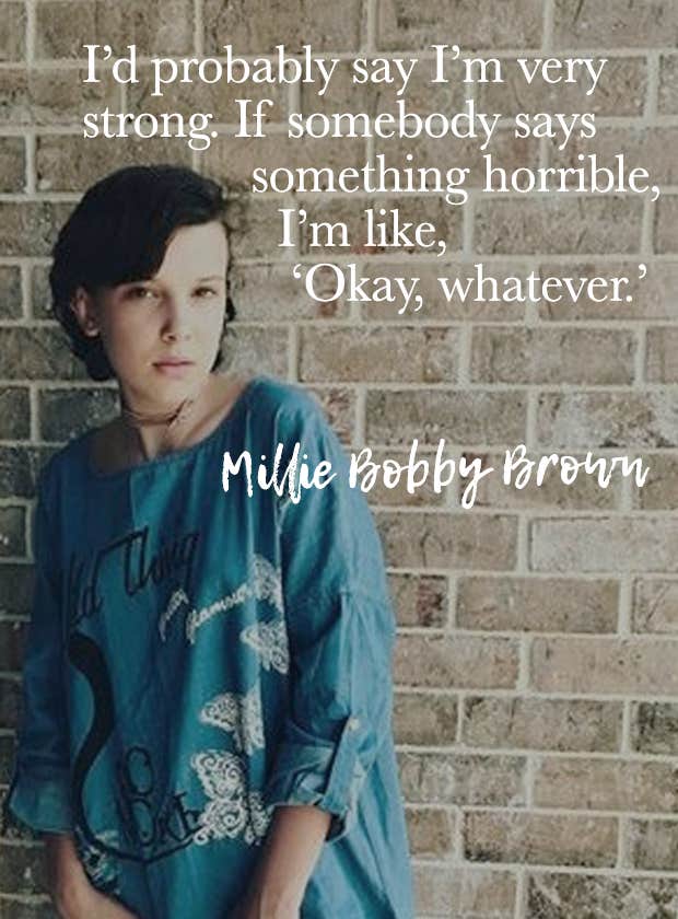 Millie Bobby Brown quotes Millie Bobby Brown birthday February 19