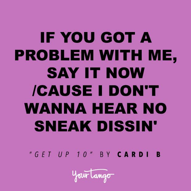 cardi b lyrics about haters