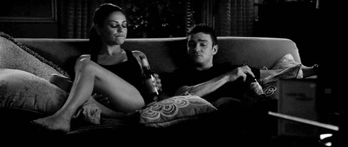 Image result for at home date night gif