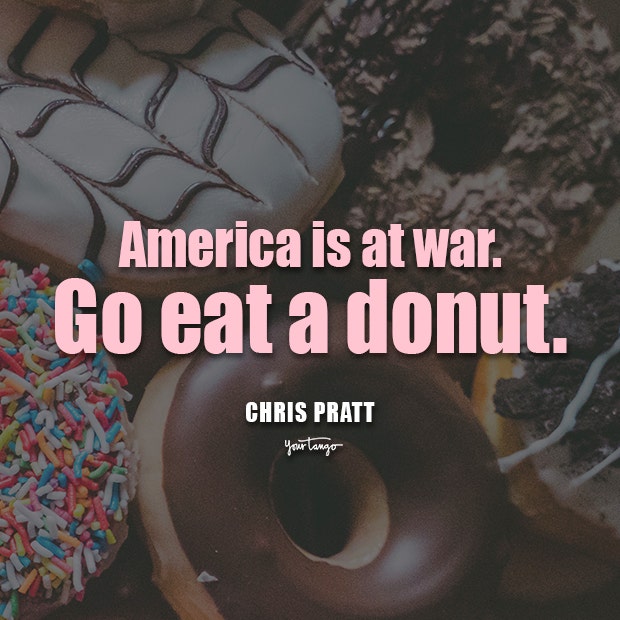 chris pratt donut quotes