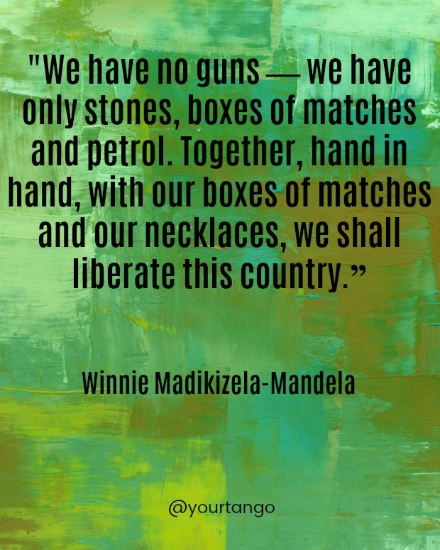 Winnie Madikizela-Mandela quotes Winnie Mandela quotes