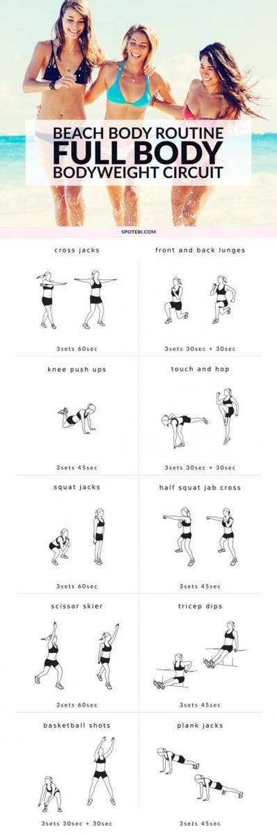 summer body workout plan