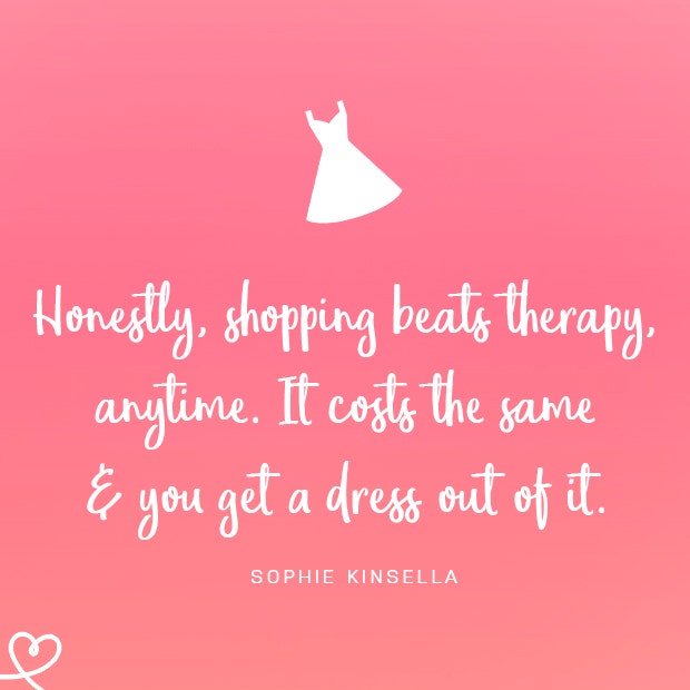 shopping quotes retail therapy