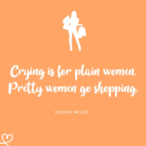 shopping quotes retail therapy