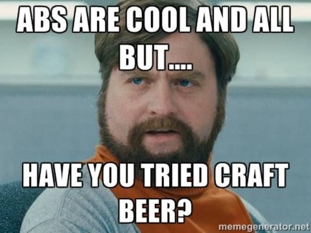 beer memes abs are cool and all