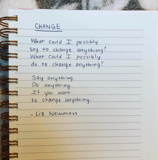 Best Instagram Poems By Liz Newman About Life Changes, Growth And Metamorphosis