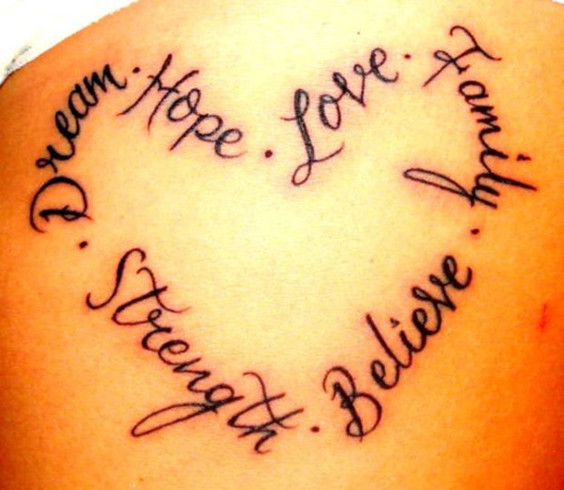 inspirational quotes tattoos