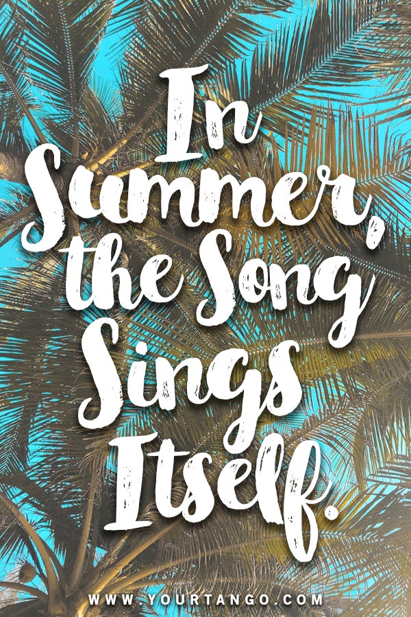 Summer quotes about summertime