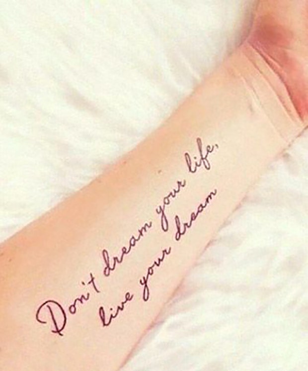 inspirational quotes tattoos