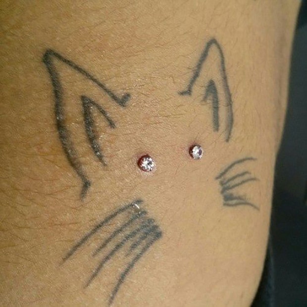 dermal piercings and tattoos single point piercing microdermal piercing