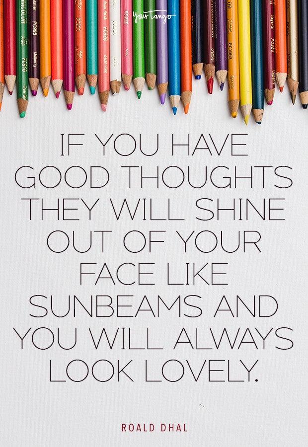 Roald Dahl words of encouragement for kids