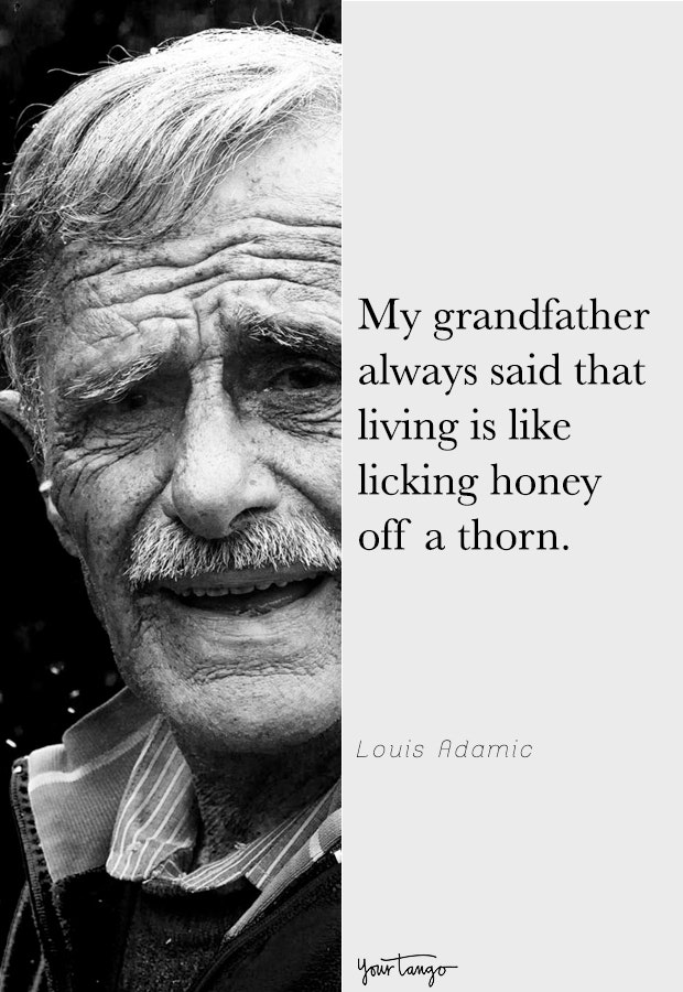 Louis Adamic grandfather quotes 