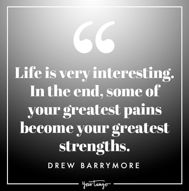drew barrymore quote about strength