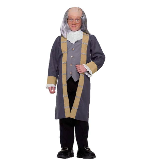 Kids Benjamin Franklin Halloween Costume