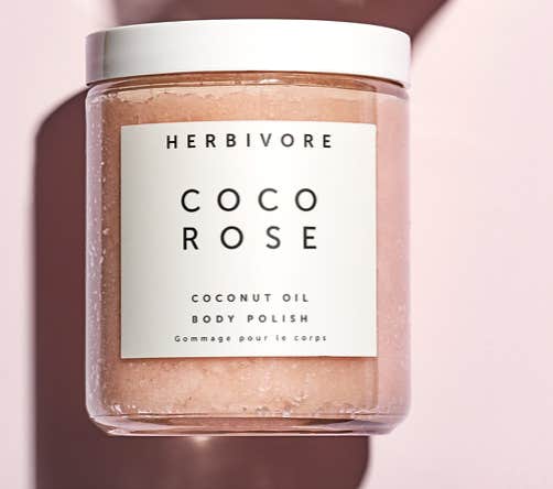 best coconut oil for skin face body hair herbivore coco rose body polish