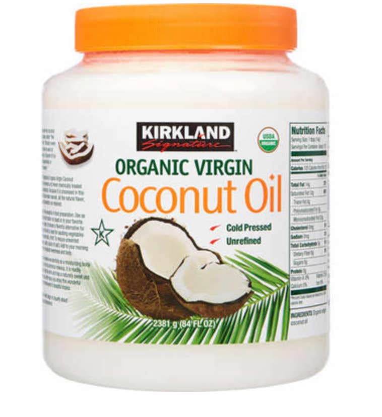 best coconut oil for skin face body hair kirkland
