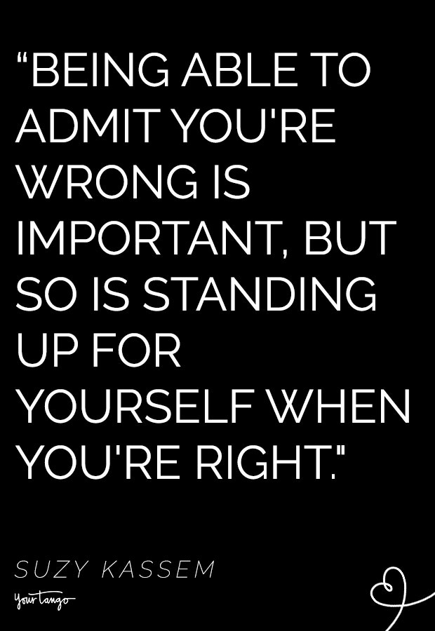 suzy kassem quote about standing up for yourself