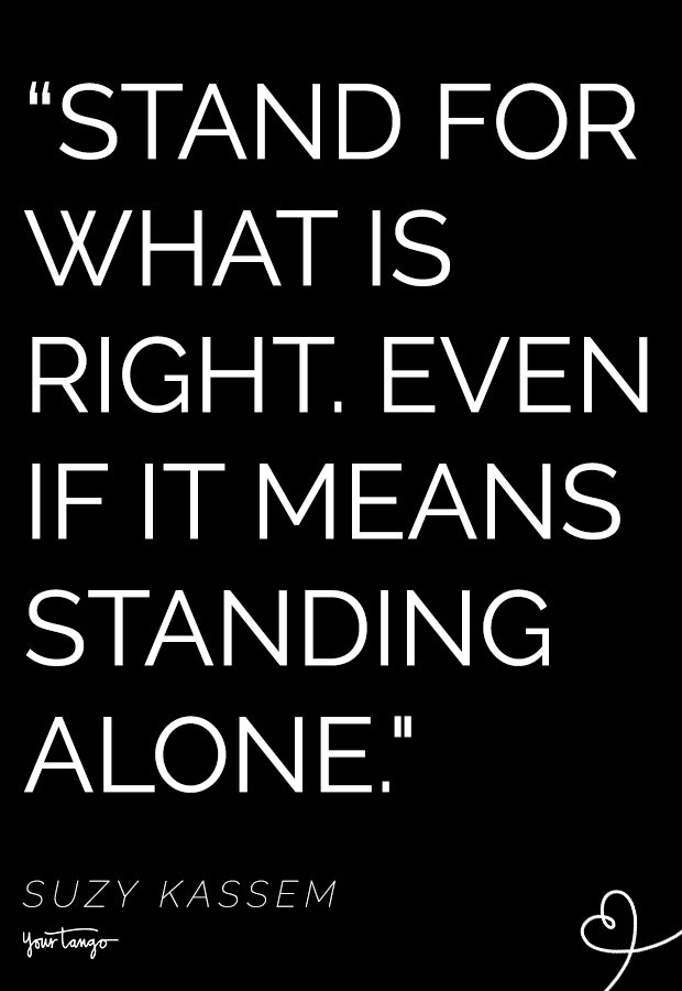 suzy kassem quote about standing up for what&#039;s right