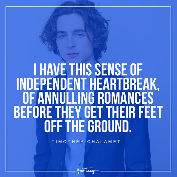 Best Timothee Chalamet Quotes About Life, Love And Heartbreak