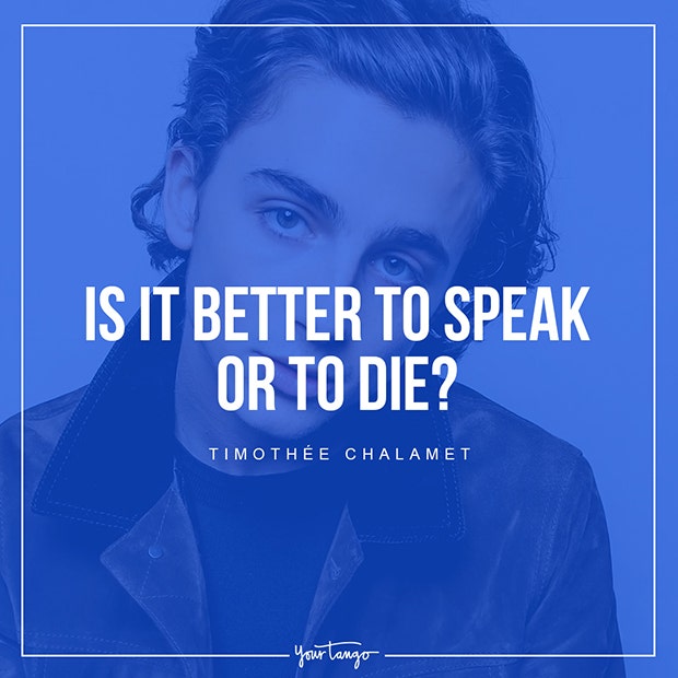 Best Timothee Chalamet Quotes About Life, Love And Heartbreak