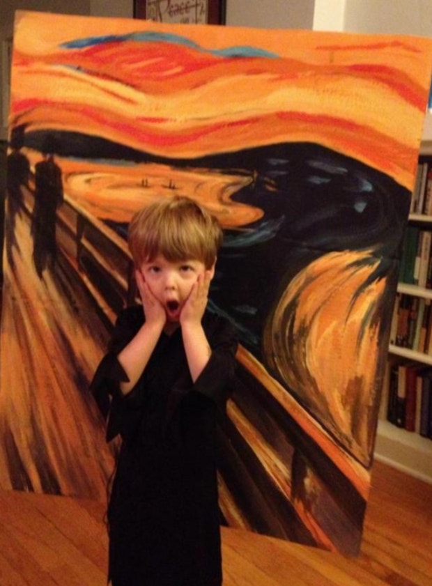 The Scream Halloween costume