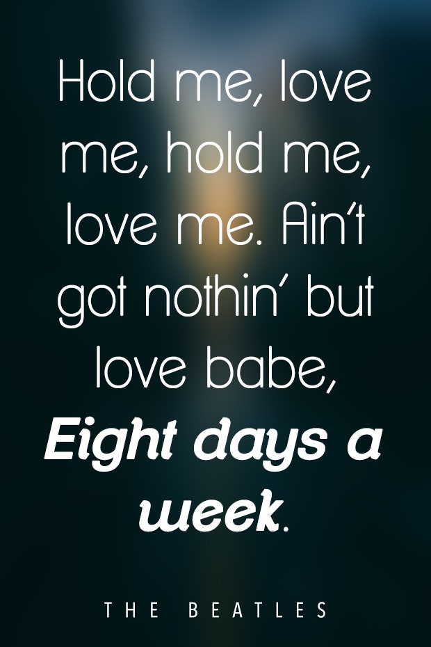 the beatles eight days a week lyrics