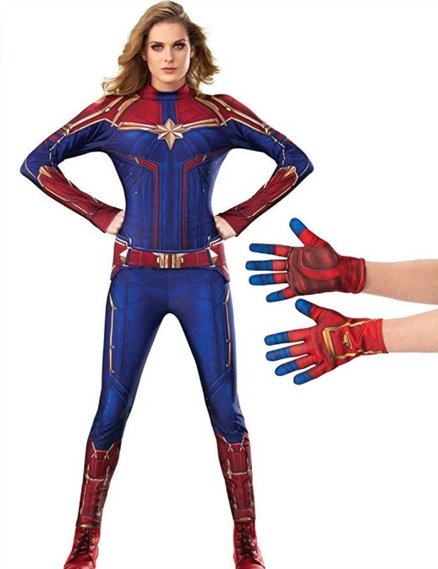 Captain Marvel Halloween costume for Taurus