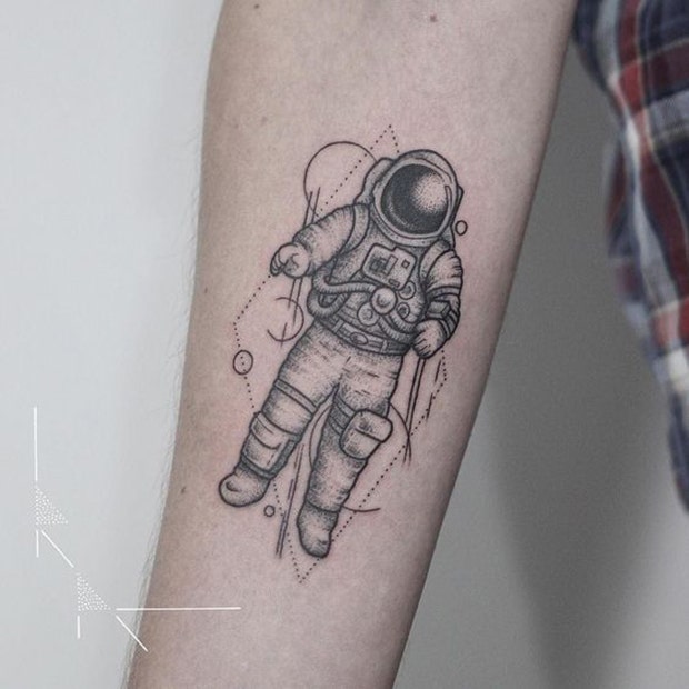 14. Astronaut in full gear