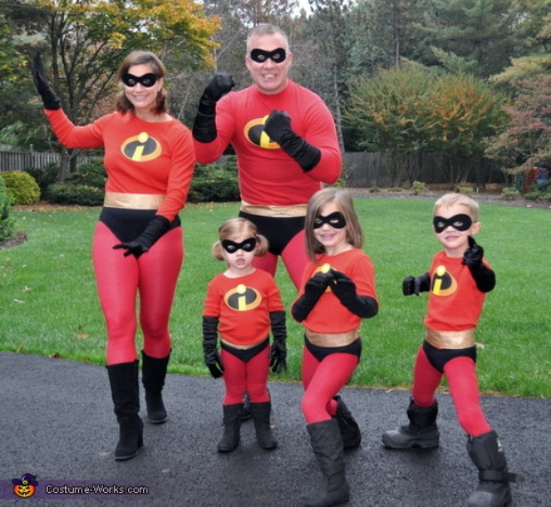 The Incredibles group Halloween costumes