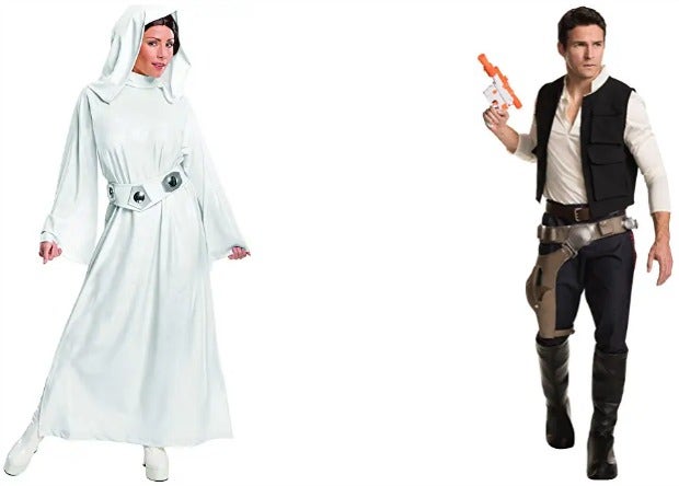 Han Solo Princess Leia Couples Costume