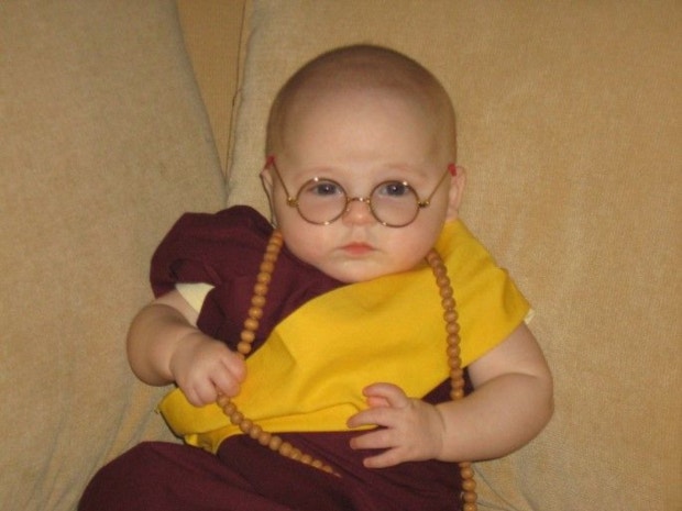 Gandhi baby Halloween costume