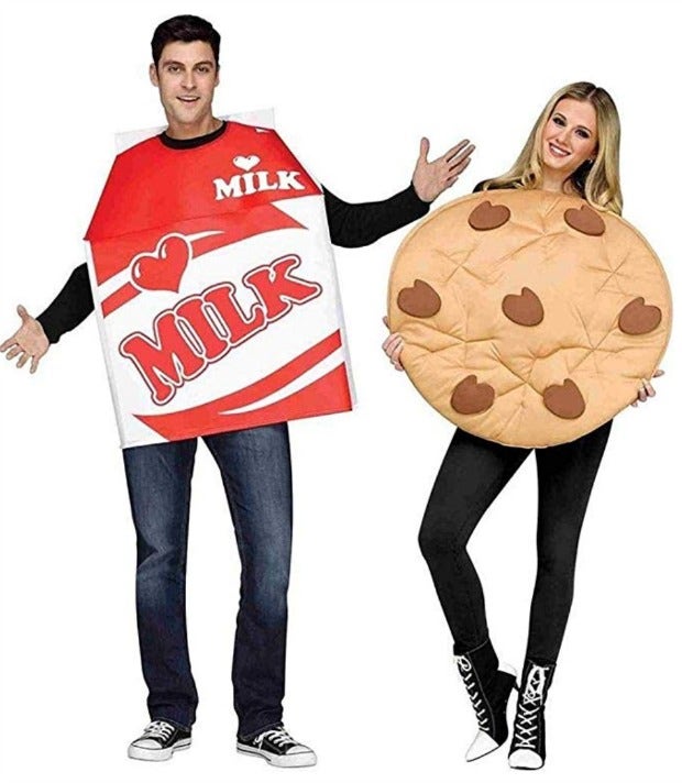 Milk and cookies couples costume