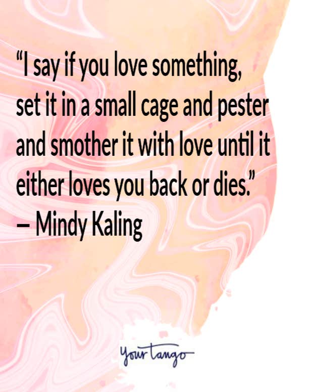Mindy Kaling funny love quote