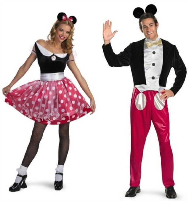Minnie and Mickey Mouse couples costume