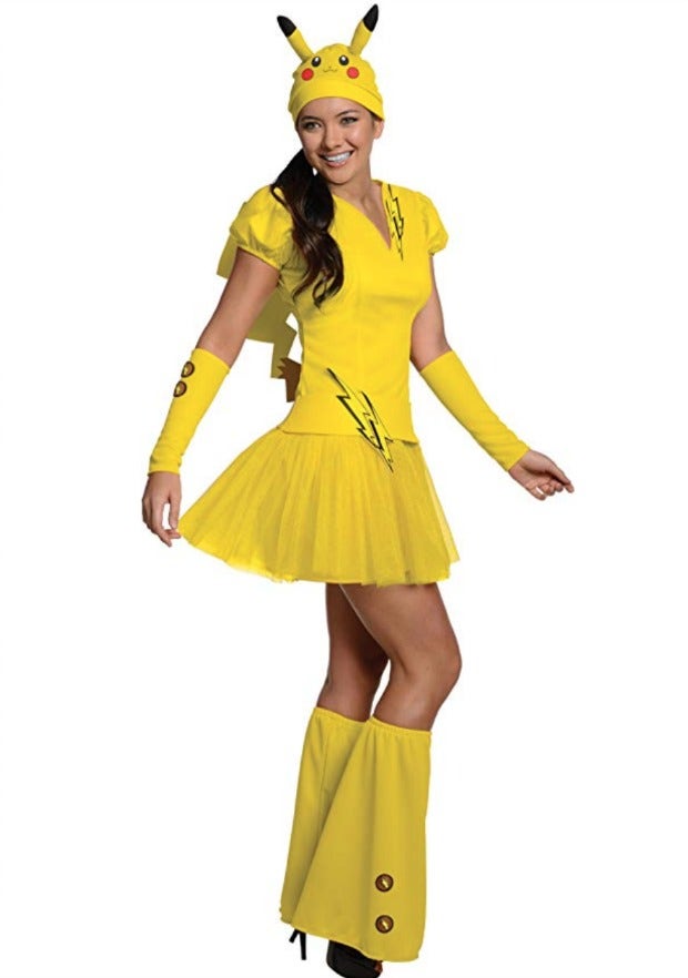 Pikachu Halloween costume for Aries