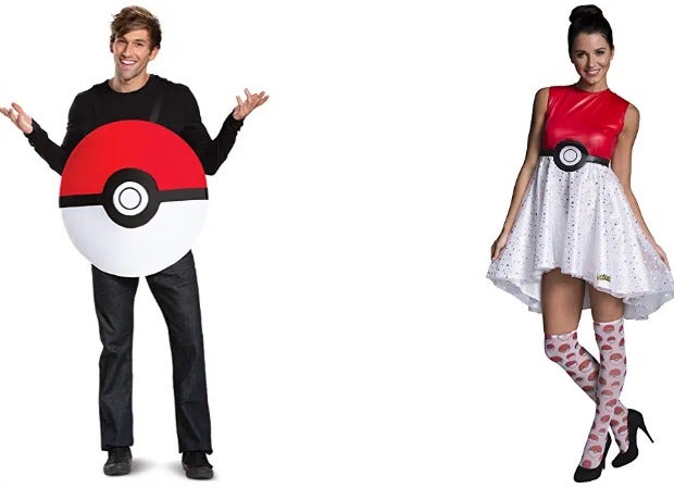 Pokeball couples costume