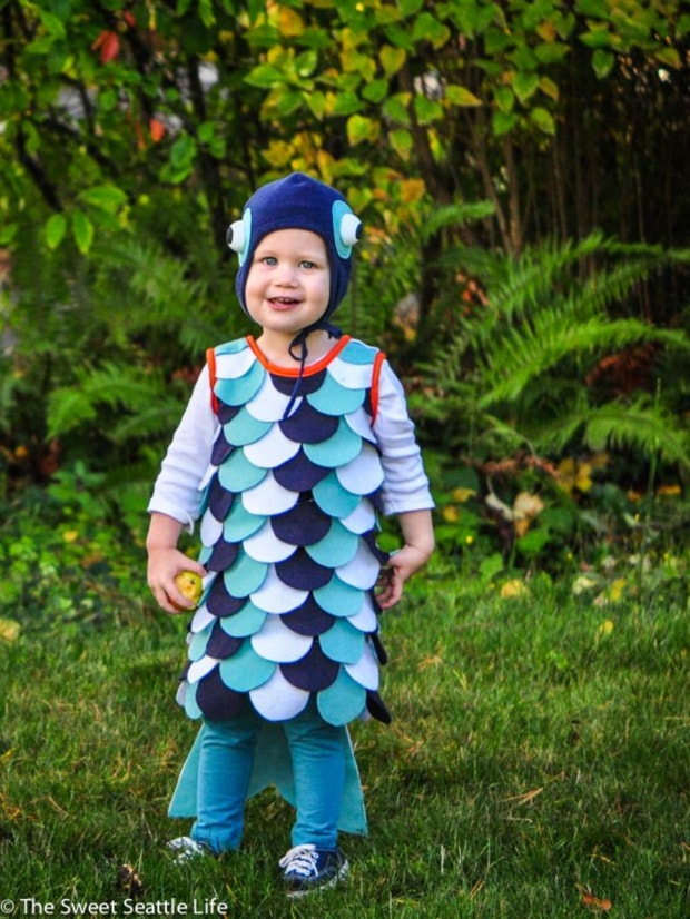 Rainbow Fish kids Halloween costume