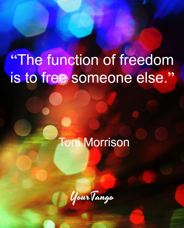Toni Morrison quote on freedom