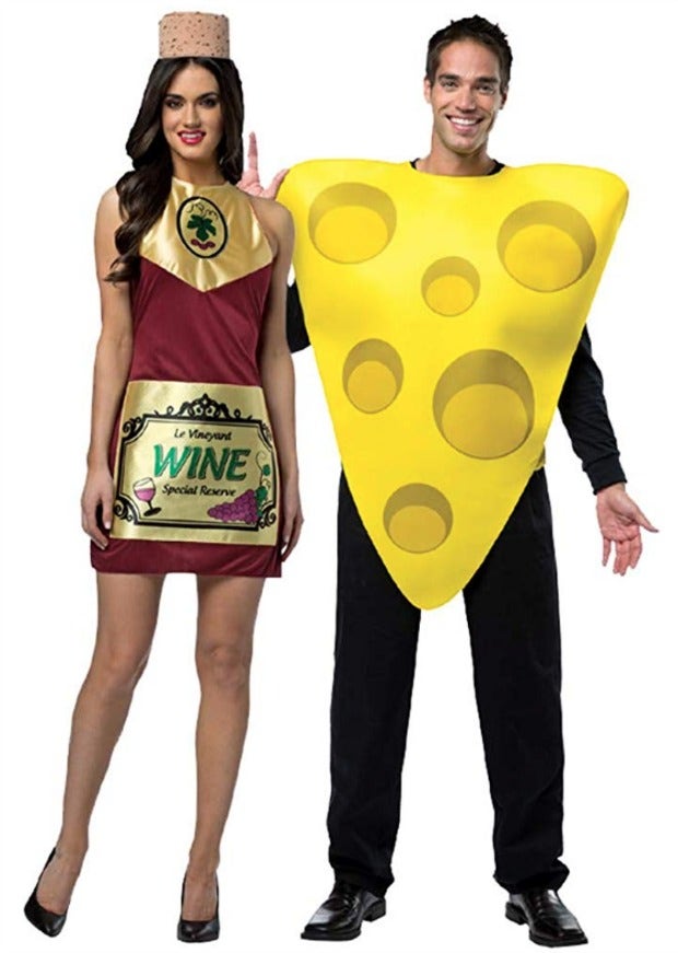 wine and cheese couples costume