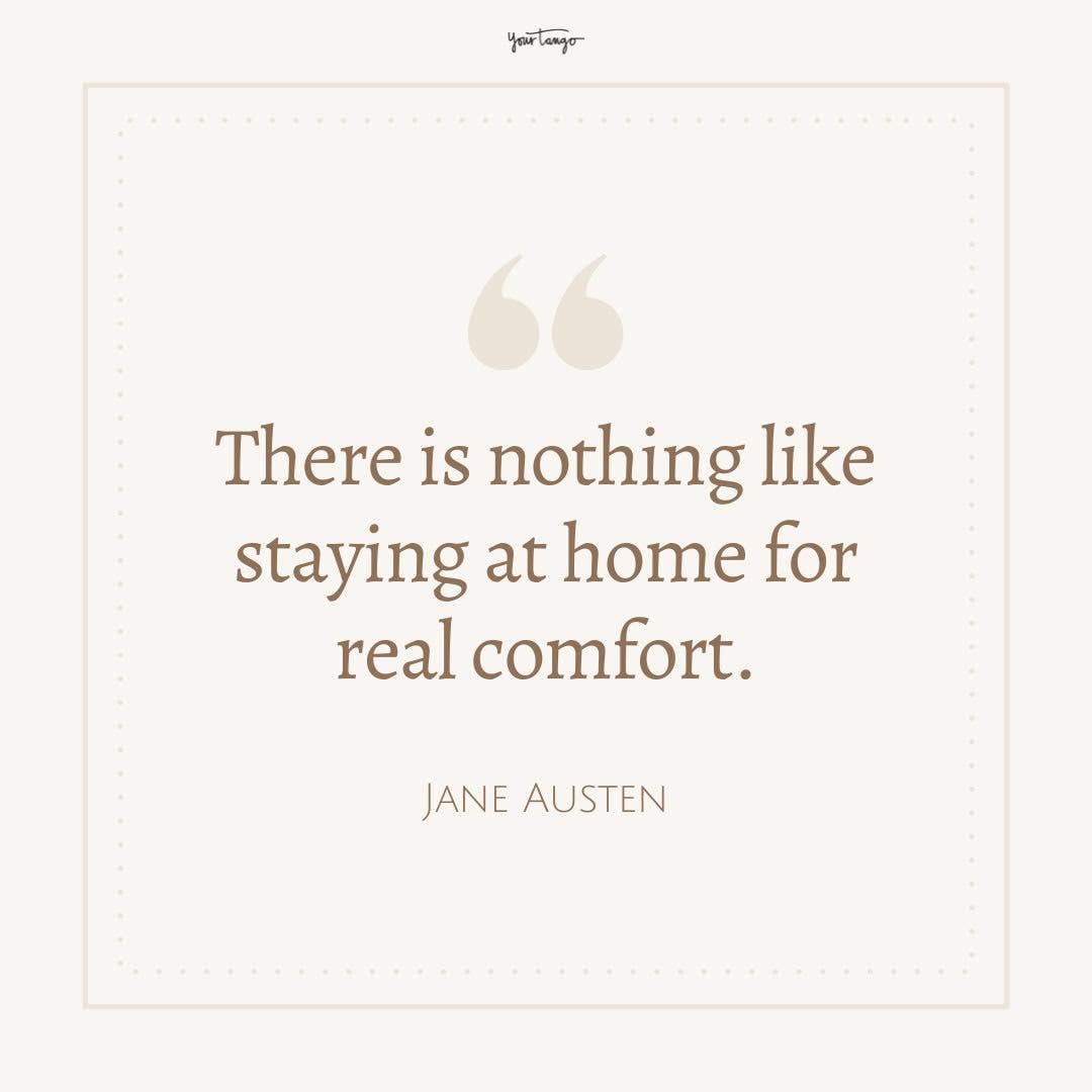 jane austen quote about home