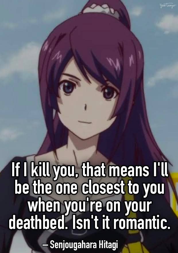 senjougahara hitagi anime quotes