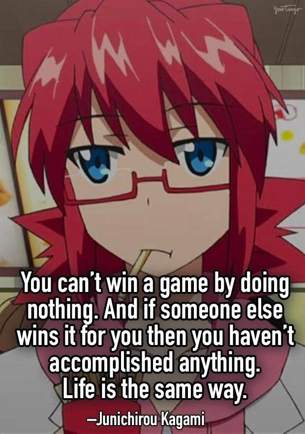 junichirou kagami anime quotes