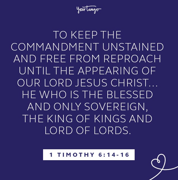 1 Timothy 6:14-16 short bible quotes