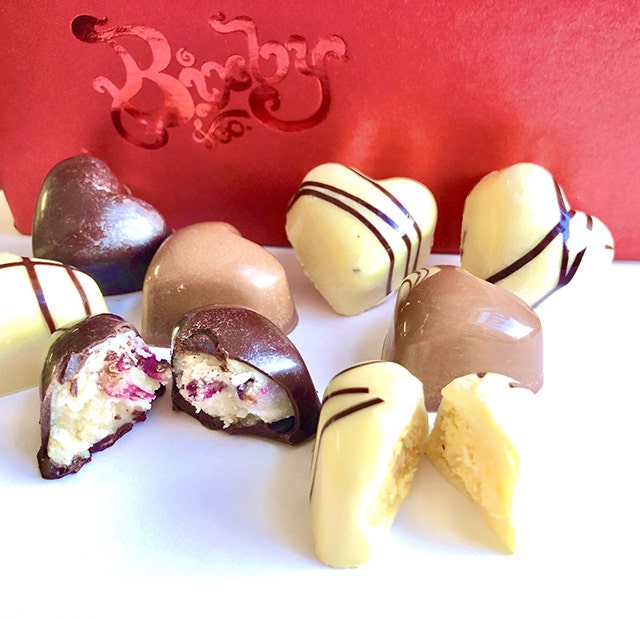 Bixby &amp;amp; Co. Valentine’s Day Heart-Shaped Bonbons