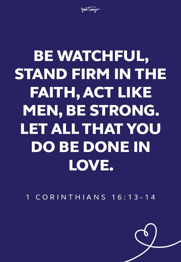 1 Corinthians 16:13-14 short bible quotes