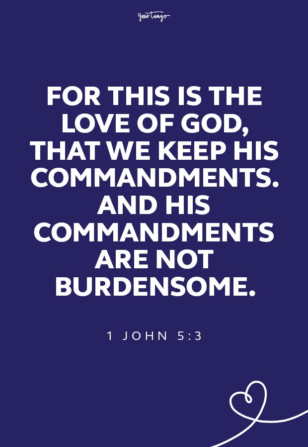 1 John 5:3 short bible quotes