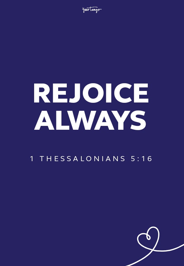 1 Thessalonians 5:16 short bible quotes